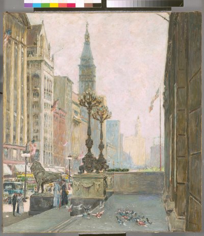 Morning on the Avenue by William Clusmann